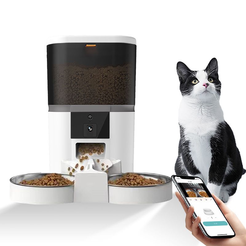 Smart Pet Feeder For Cats And Dogs: Automatic With Visual Monitoring, Timed & Quantitative Remote Control_voghion.com