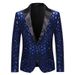 CT 2025 Autumn Winter Men's European Size Peak Lapel Suit Stage Banquet Host Party Diamond Sequin Tuxedo X45_voghion.com