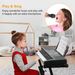 61 Keys Digital Music Electronic Keyboard Electric Musical Piano Instrument Kids Learning Keyboard w/ Stand Microphone_voghion.com