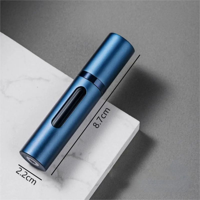 Flacone spray per profumo portatile con riempimento inferiore, 8 ml, flacone vuoto in vero vetro di alta qualità_voghion.com