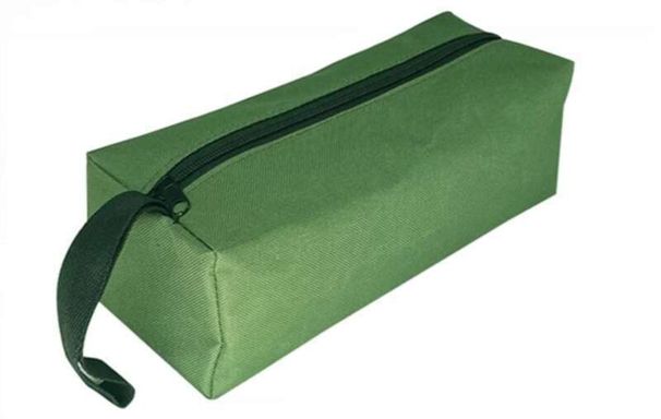 Værktøjssæt Robust, holdbar, tyk lærredsopbevaringspose til elektrikere og tømrere, lille, bærbar, multifunktionel håndtaske_voghion.com