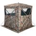 2-3 Person Hunting Blind Portable Pop Up Ground Tent With Carry Bag And Storage Pocket_voghion.com