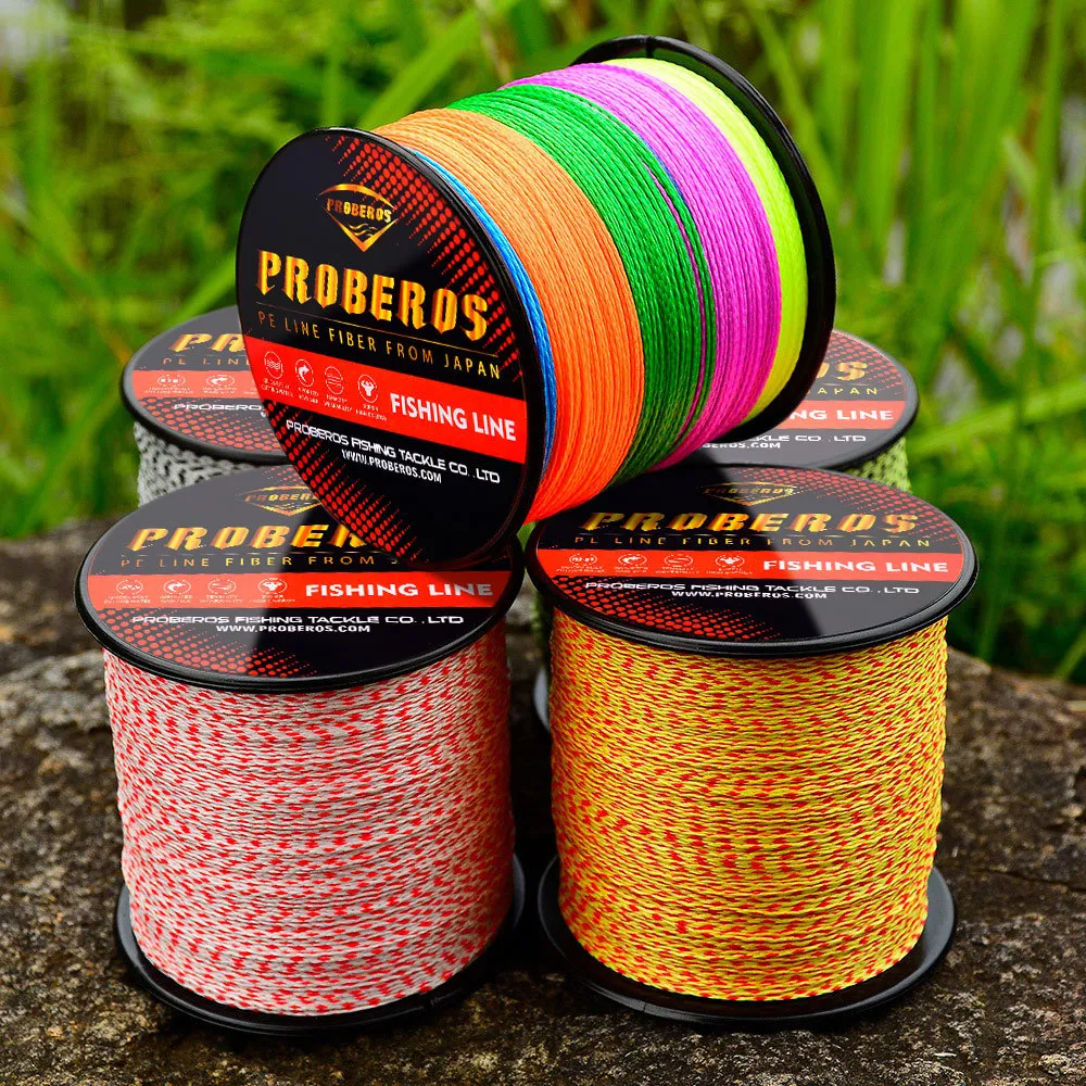 Lignes de pêche 8 tresses 300 m Ligne de pêche PE tressée puissante Ligne principale pour la pêche au rocher et la pêche en mer_voghion.com