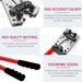 Hochleistungs-Crimpwerkzeug-Set für Batteriekabel, 8-1/0 AWG-Bereich, Sortiment an Draht-Crimpverbindern, Auto-Kupferring_voghion.com