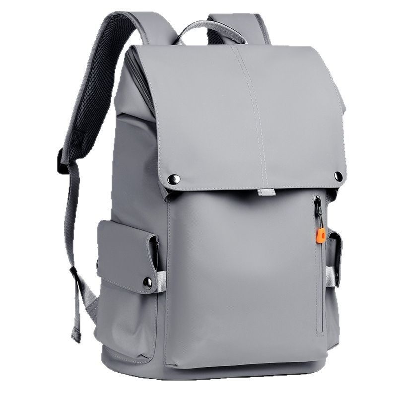 Zaino premium da uomo con porta USB, zaino per laptop di grande capacità per viaggi, lavoro e spostamenti, tessuto Oxford resistente all'acqua, design ergonomico_voghion.com