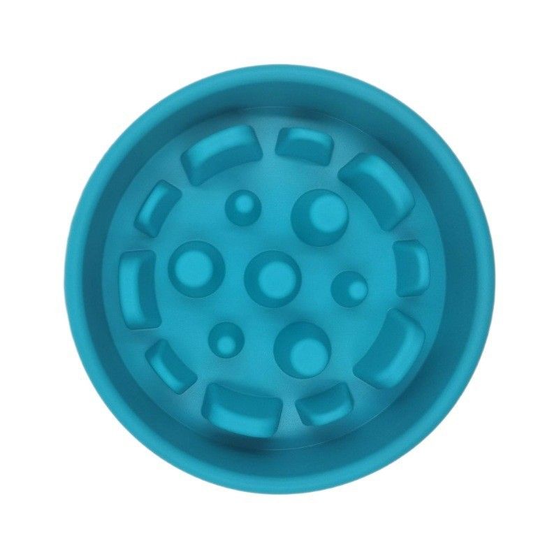 In Stock Silicone Pet Anti-Spill Utensils Slow Feeder Dog Food Bowl_voghion.com