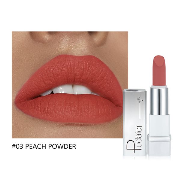 Pudaier Matte Velvet Lasting Non Stick Cup Leicht zu weißer Lippenstift Lippenstift 17 Farbe_voghion.com
