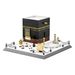 Modelo de construcción Arabia La Meca Gran Mezquita Kaaba Edificio emblemático Bloques de construcción Juguetes_voghion.com