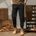 Spring And Autumn Washed Casual For Men, Jogger Zipper Cargo Multi-Pocket Sports Long Pants, Cotton Stretch Pants_voghion.com