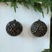 Mini Fir Christmas Tree With Berry Ornaments – 10cm Tabletop Holiday Decor In Black Gold, White Gold, Red & Green (Set Of 4)_voghion.com