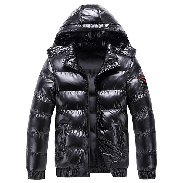 Roupas masculinas jaqueta acolchoada de algodão jaqueta masculina de inverno jaqueta curta de algodão para jovens roupas de inverno espessadas jaqueta acolchoada de algodão brilhante para se manter aquecido_voghion.com