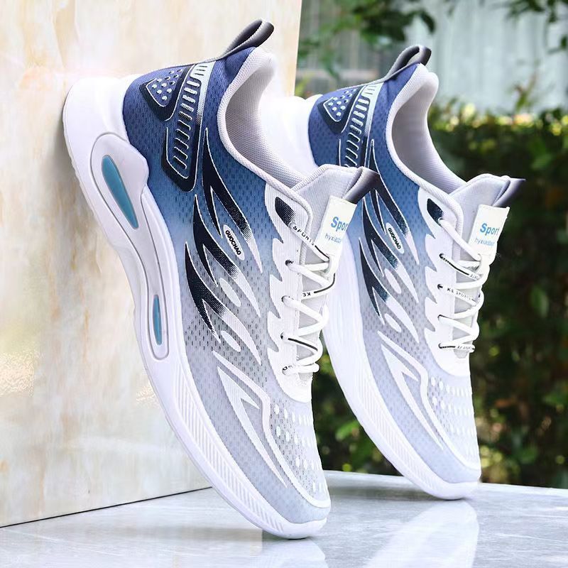 Man Athletic Walking Shoes Sneakers Synthetic Mesh Arch Support Footgear Footwear_voghion.com