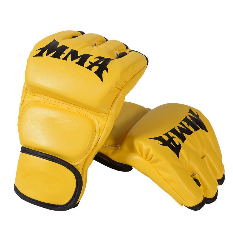 Boxing Half Training Sanda Youth Muay Thai MMA Professional Split Finger UFC Female Punching Bag Gloves Adult_voghion.com