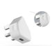 UK USB-Wandladegerät 3-poliger Stecker Netzadapter für Telefone, Controller, Tablets_voghion.com