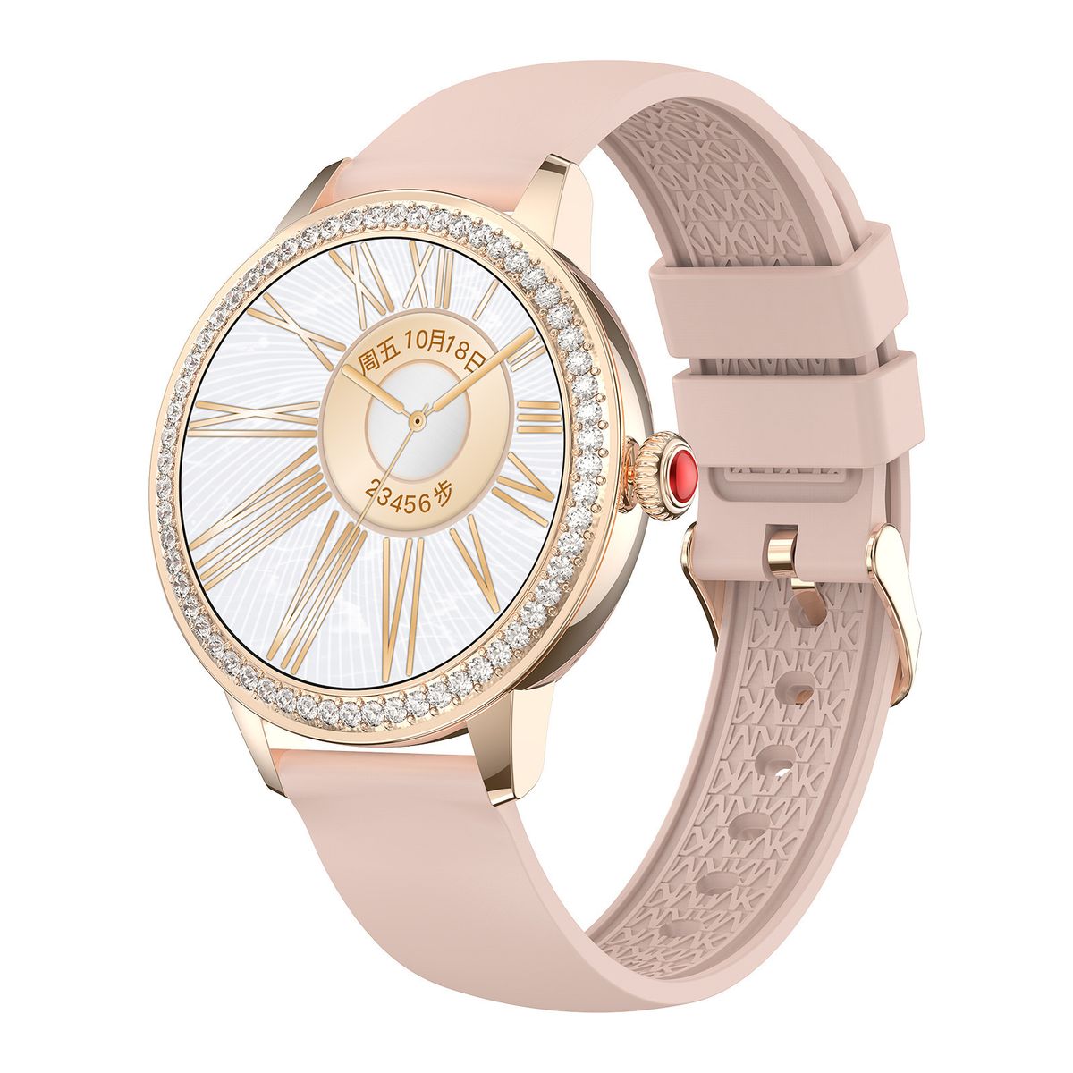 26 Smart Watch Bluetooth Chiamata Pressione Sanguigna Frequenza Cardiaca Monitoraggio della Salute Informazioni Promemoria Esercizio Orologio da Donna Braccialetto_voghion.com