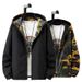 Autumn camouflage double-sided jacket for men new spring and autumn trendy work jacket student loose boys' coat_voghion.com