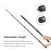 Bras de microphone extensible à main en fibre de carbone pour microphones, vis et filetage de 1/4 pouce avec verrous tournants_voghion.com