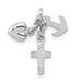 Sterling Silver Rhodium-plated Faith, Hope & Charity Charm_voghion.com