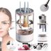 Automatic Rotating Electric Makeup Brush Cleaner USB Powered Portable Deep Cleaning Most Brushes Stylish Cylindrical Devices_voghion.com