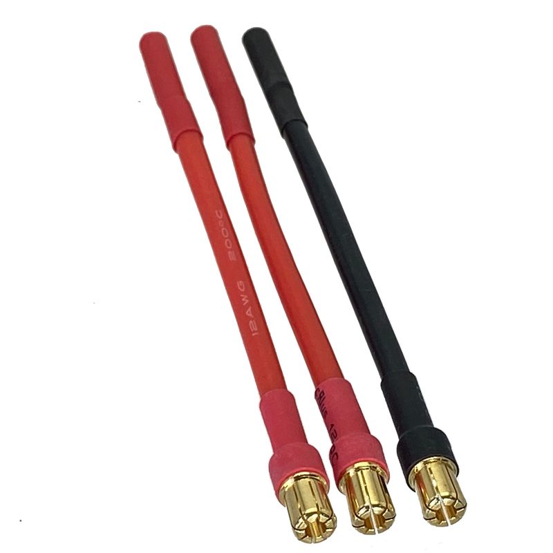 3pc/Set ESC 6.5MM Male To 4MM Female Bullet Plug Brushless Motor Castle Mambo_voghion.com