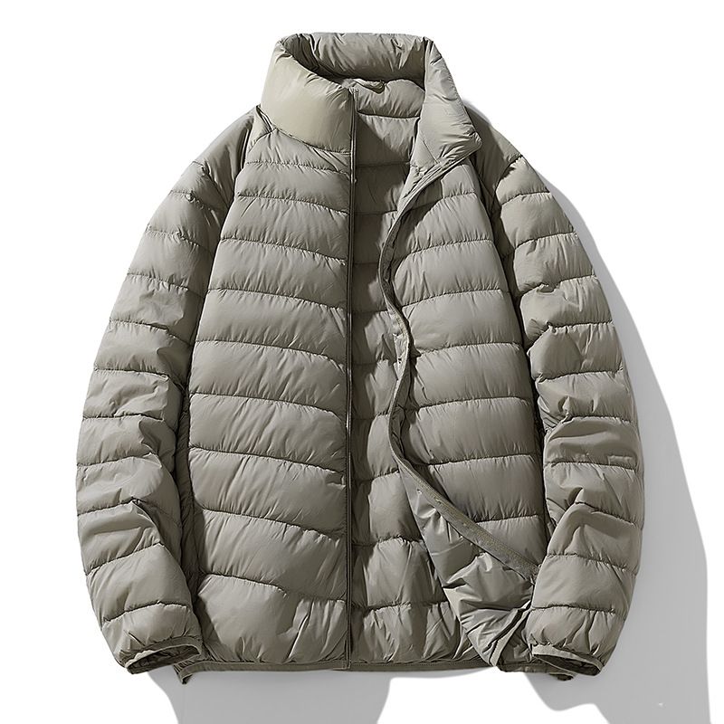Light and thin 90% men's white duck oversized ultra-thin lightweight jacket, cold resistant down jacket C_voghion.com