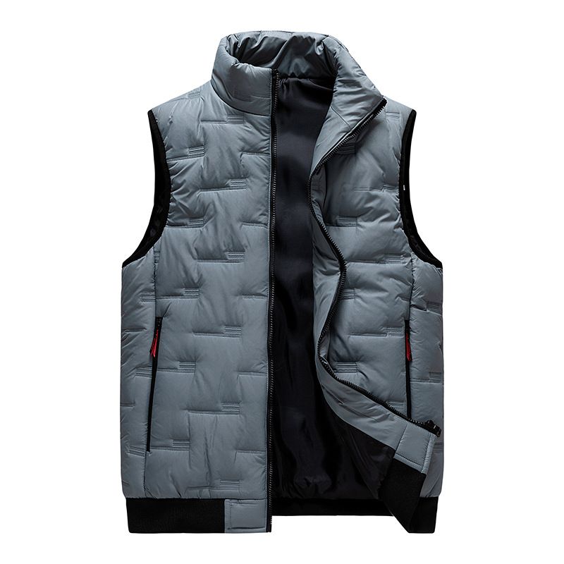 Gilet da uomo fornito direttamente dalla fabbrica, gilet casual da uomo in stile coreano, autunno e inverno, di grandi dimensioni, gilet da uomo ..._voghion.com