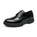 2024 Large Casual For Men Size 46 Men's Brogue Floral Business Formal Pointed Toe Height Increasing Leather Shoes_voghion.com