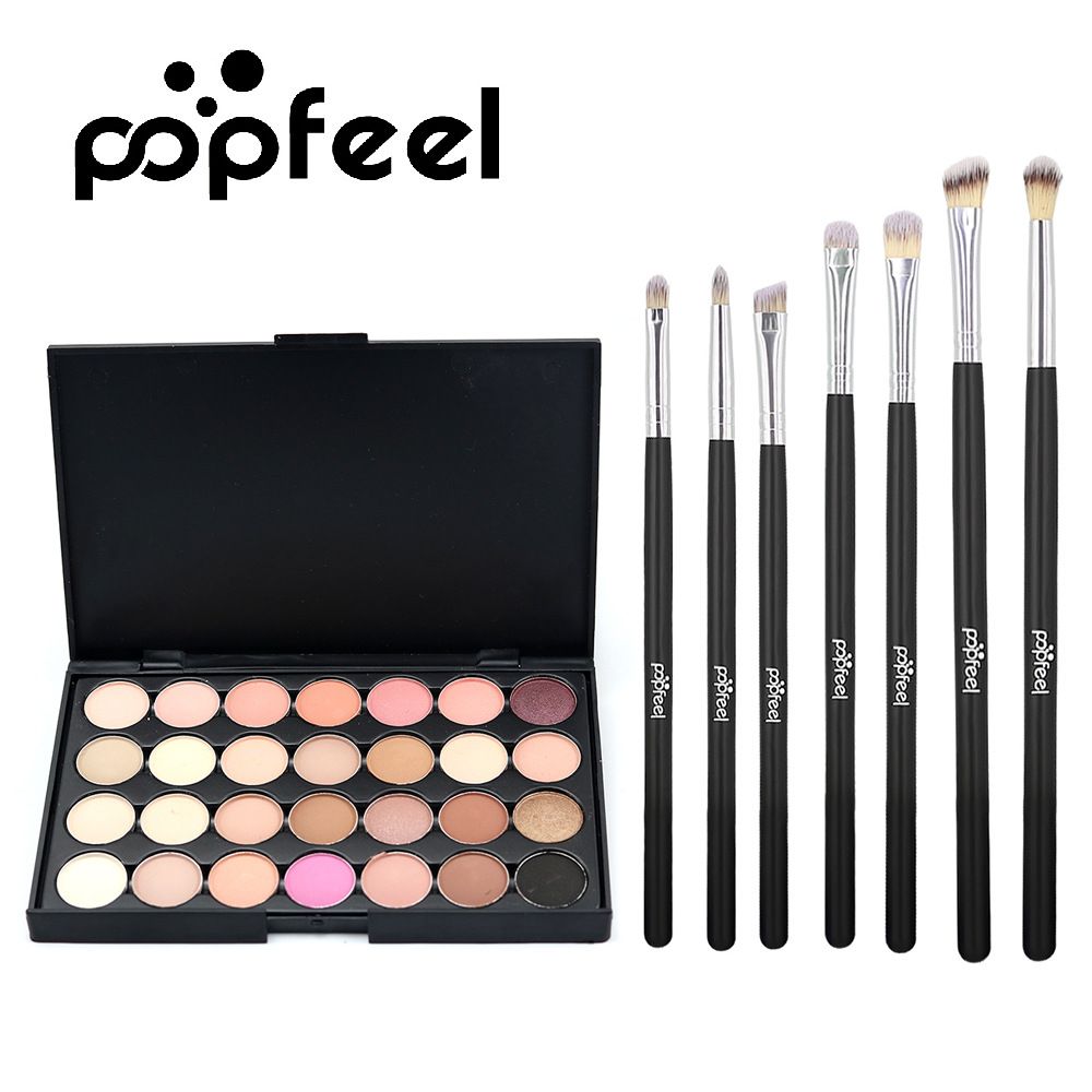 Set di trucco POPFEEL Exclusive Beauty 28 ombretti colorati Ombretto opaco perlato Set di 7 ombretti_voghion.com