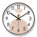 Yipula 6633 Reloj de pared nórdico simple de cuarzo para sala de estar, silencioso y con barrido de segundos._voghion.com