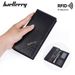 BAELLERRY New Men's Long Wallet European And American Business Style Multiple Card Slots RFID Theft Protection Made With Soft Leather Material_voghion.com