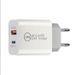Chargeur mural USB-C PD 20 W 2 ports pour iPhone 13/12/Android Type C, adaptateur rapide_voghion.com