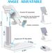Cell Phone Stand Desktop Holder Tablet Stand Mount Mobile Phone Desktop Tablet Holder Table Cell Foldable Extend Support Desk Mobile Phone Holder St_voghion.com