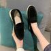 SHLIANG Mote Semsket skinn Kvinners Casual Sko Merkedesign Myke Dame Loafers Mokkasiner Slip On Fritidssko Y0270_voghion.com