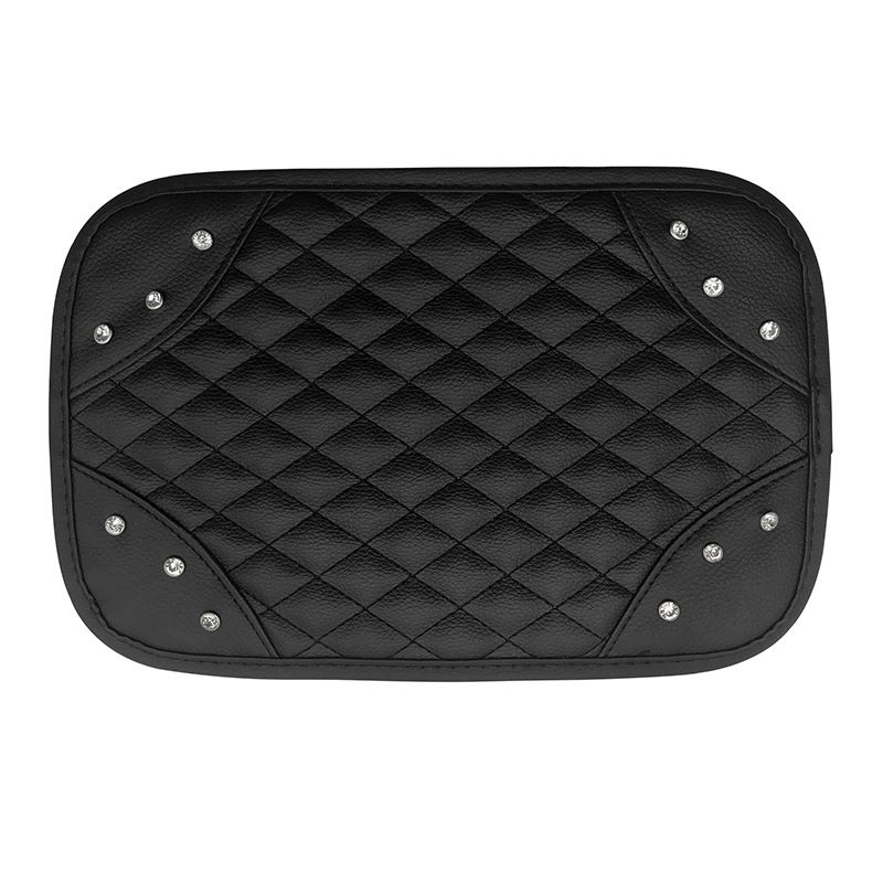 Auto con inserto a diamante, cuscinetto antiscivolo per scatola centrale, cuscinetto protettivo universale per bracciolo interno auto_voghion.com