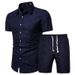 Abbigliamento da uomo Camicia a maniche corte Set di camicie stampate _voghion.com