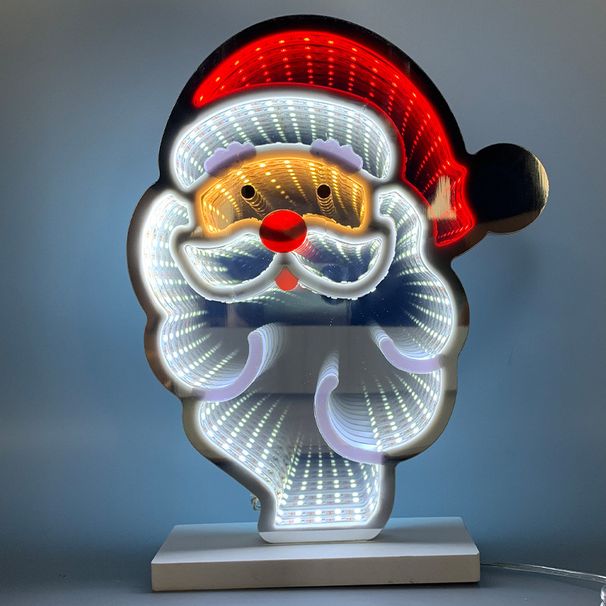 New LED Tunnel Daytime Ambient Creative Gift Thousand Layer Mirror Abyss Decorative Light_voghion.com