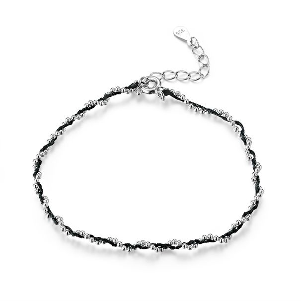 Compact Red String Bracelet , 925 Sterling Silver Bracelet For Women_voghion.com
