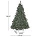 9' Cashmere And Snow Bristle Mixed Tree With 105 Pine Cones And 1200Clear Lights-UL,2317tips,Dia:69_voghion.com