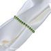 Zulu Nano Ethnic Style For Girls, Simple And Niche Geometric Green Plated Real Gold Electrophoretic Bracelet_voghion.com