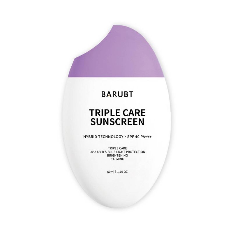 Cremă de protecție solară Triple Care Cremă de protecție solară Protecție UV Proaspătă, non-grasă, universală all-in-one_voghion.com