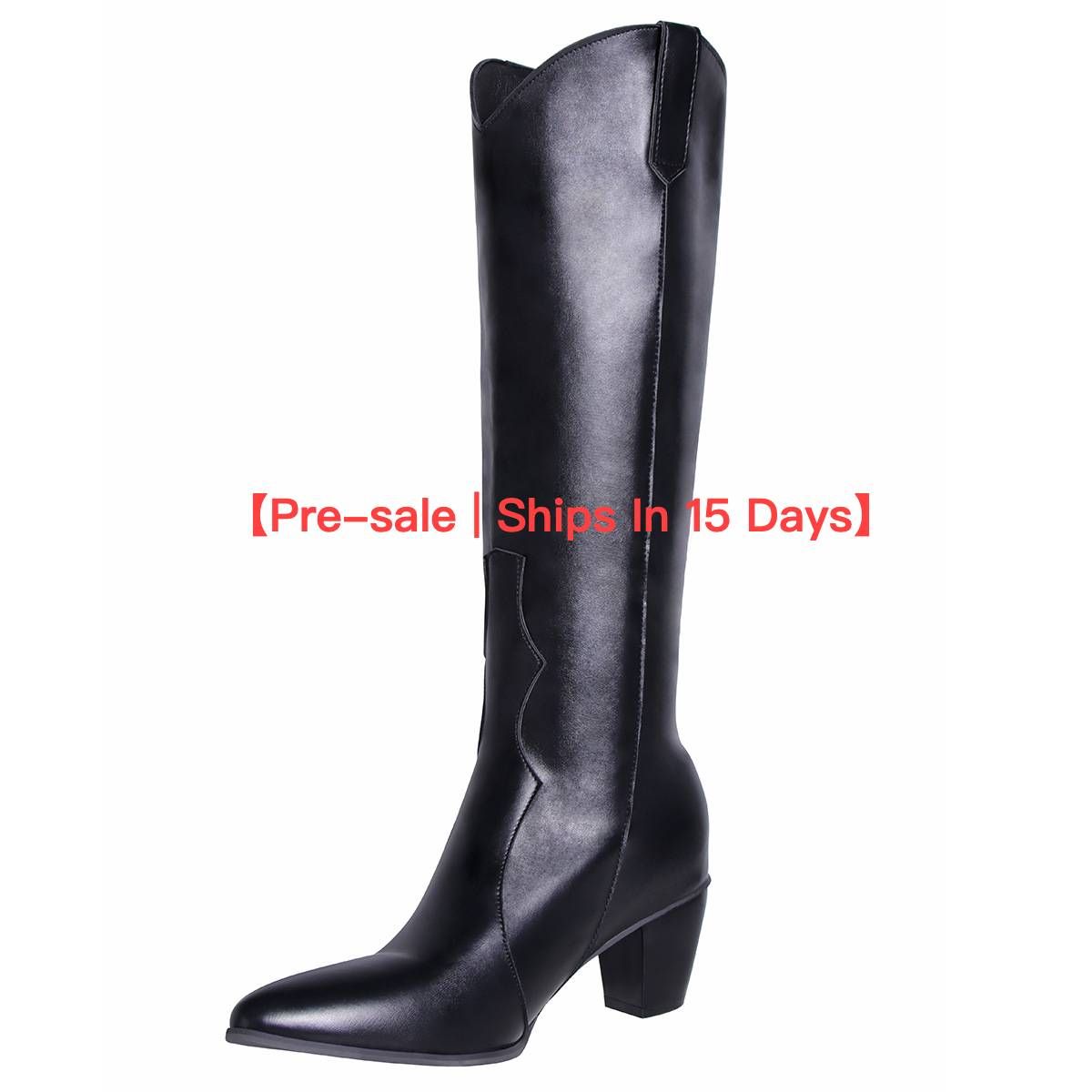 【Pre-sale | Ships In 15 Days】Fashion Plus-size Pointed Over-the-knee Boots For Women_voghion.com