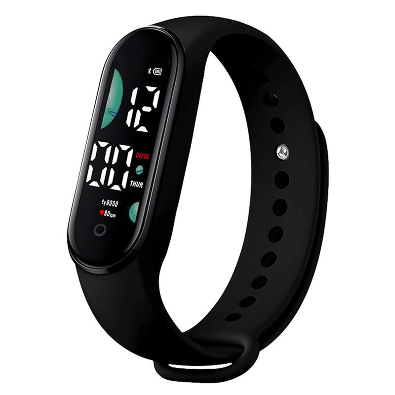 Touch electronic watch LED watch children cartoon electronic watch student sports watch_voghion.com