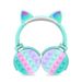 CXT-950 Decompression Cat Ear Over-ear Bluetooth Headset Plug-in Card Gift Foldable Headset Universal_voghion.com