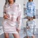 Ins Style Herbst Winter Weiße Wolke Strickpullover Bodycon Rock Zweiteiliges Set Damenbekleidung_voghion.com