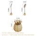 Jingde Zhen Creamy Style Ceramic Blue Pearl Fruit Fork Set - High-Value Fruit Picks, Perfect Home Decor, Coffee Table Storage Tube_voghion.com