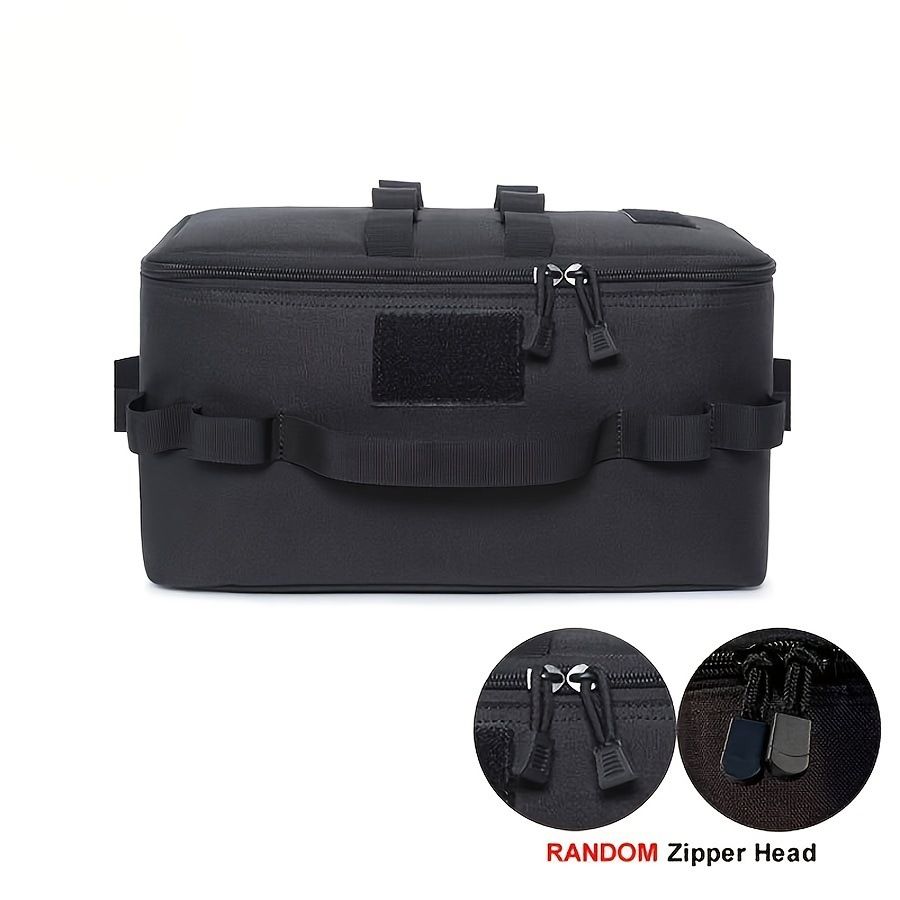 Taktický balíček Venkovní přenosný skládací úložný vak Multifunkční kempingový piknikový vak Velká kapacita Jednobarevný piknikový vak_voghion.com