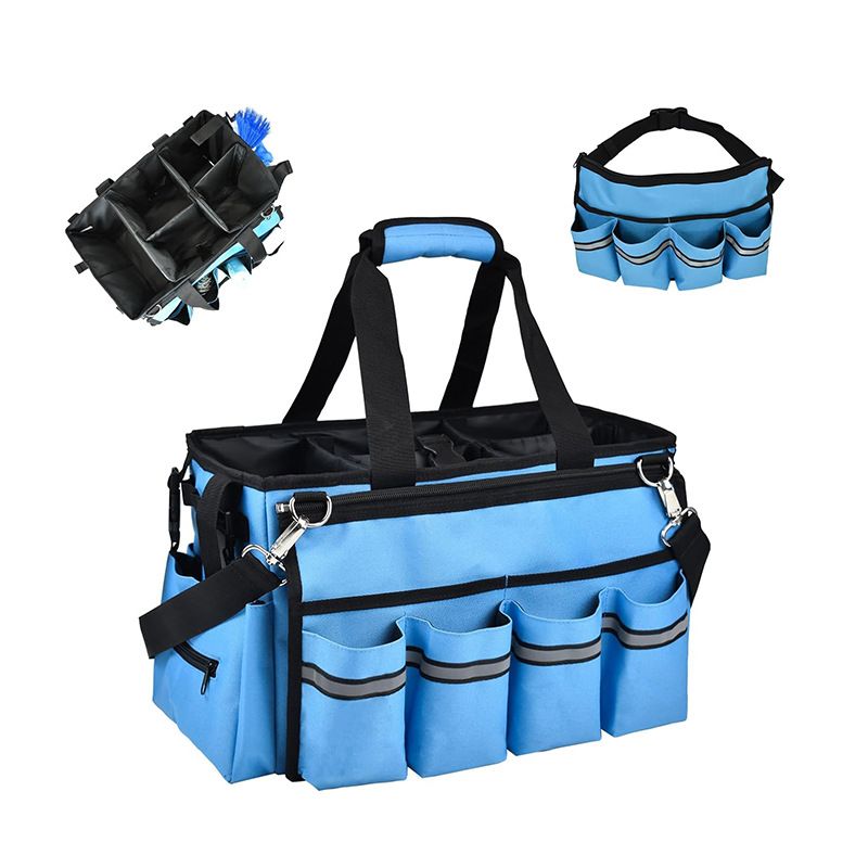 Cubo organizer da viaggio pieghevole con tasche multiple: contenitore leggero e compatto per vestiti, articoli da toeletta e accessori_voghion.com