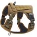Outdoor Pet Tactical Harness Safety Reflective Dog Vest Adjustable Mesh With Handle Leash_voghion.com