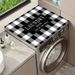 Lattice diatom mud drum washing machine sunscreen cover modern simple water absorbing quick drying dustproof pad refrigerator dust cover cloth_voghion.com