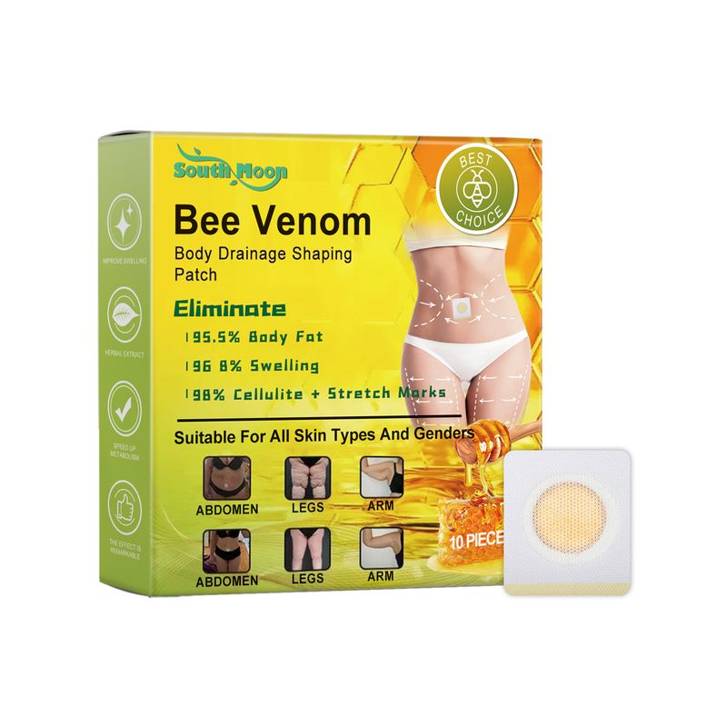 SOUTH MOON Bee Venom Body Patch Tightens Body's Skin, Manages Body Curves, Shapes Body, And Enhances Beauty Of The Navel_voghion.com